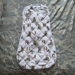 Charming White Sleep Sack with Animal Design